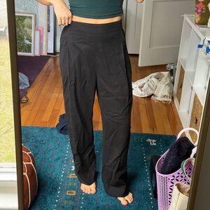 NWT MADEWELL Black Wide-Leg Women's linen Pants